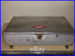 Vintage COLEMAN #442 2-Burner Aluminum Suitcase Camp Stove Diamond Logo