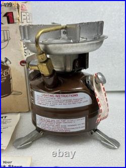 Vintage COLEMAN PEAK 1 Camp Stove 400-499 Backpack Made in USA New Old Stock