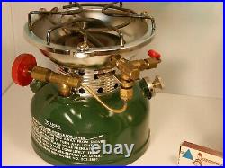 Vintage COLEMAN SPORTSTER STOVE & KIT 502 800 w Box Fully Tested Great Shape