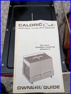 Vintage Caloric Ultra Ray model U1 Cub Camp Stove Broiler Oven USA Made Complete