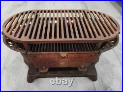 Vintage Cast Iron Atlanta Stove Works Sportsman Grill. Good Condition. USA