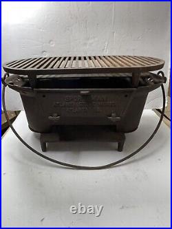 Vintage Cast Iron Atlanta Stove Works Sportsman Grill USA Birmingham Hibachi Vintage Cast Iron Atlanta Stove Works Sportsman Grill USA Birmingham Hibachi