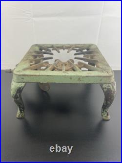 Vintage Cast Iron Griswold No. 401 Single Burner Camp Stove Erie Pa Not Tested