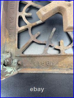 Vintage Cast Iron Griswold No. 401 Single Burner Camp Stove Erie Pa Not Tested