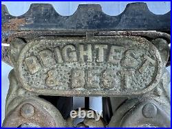 Vintage Cast Iron Kerosene Sad Iron Stove Brightest & Best TOP ONLY Read info Vintage Cast Iron Kerosene Sad Iron Stove Brightest & Best TOP ONLY Read info