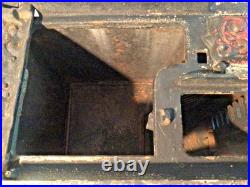 Vintage Cast Iron Toy ACME Stove salesman sample 6 Burners, Large 13 Long, PANS