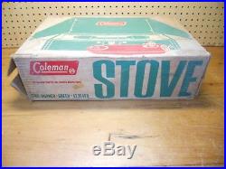 Vintage Coleman 1973 425E499 Camp Cook Stove Mint Unfired NOS