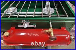 Vintage Coleman 413F 2-Burner Camp Stove 1962-1964, Nice, Works Great, Refreshed