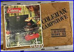 Vintage Coleman 413 Camp Stove Brand New! OPEN BOX