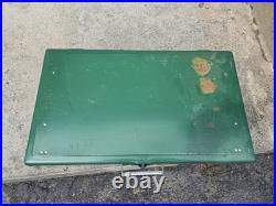 Vintage Coleman 413 E Two Burner Camp Stove With Original Box