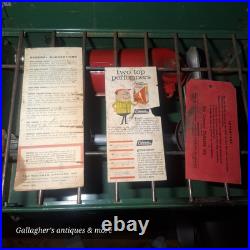 Vintage Coleman 425B Stove 2 Burner With original box and Owner's manual paper