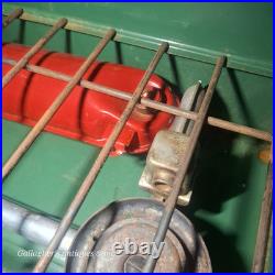 Vintage Coleman 425B Stove 2 Burner With original box and Owner's manual paper