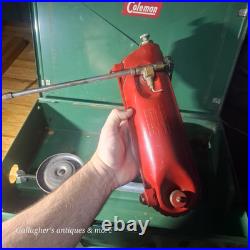 Vintage Coleman 425B Stove 2 Burner With original box and Owner's manual paper