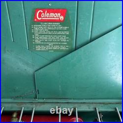 Vintage Coleman 425E499 Dual Burner Camp Stove Wichita, Kansas Made in USA