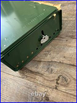 Vintage Coleman 425E499 Two Burner Camp Stove Fuel Gas Red Tank New in Box