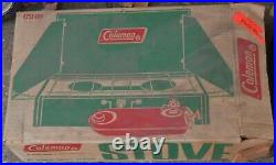 Vintage Coleman 425E 2 Burner Camp Stove withOriginal Box