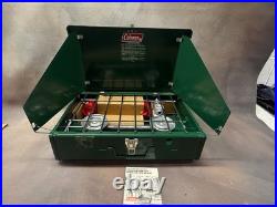 Vintage Coleman 425E camp stove NEW old stock OPEN box