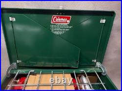 Vintage Coleman 425E camp stove NEW old stock OPEN box