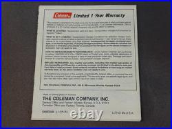 Vintage Coleman 425E camp stove NEW old stock OPEN box