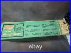 Vintage Coleman 425E camp stove NEW old stock OPEN box