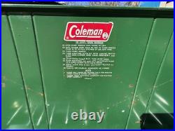 Vintage Coleman 426D 3-Burner Camping Stove Cooler, 2Water Jugs 3 Vintage Thermos