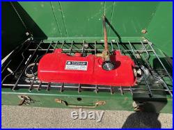 Vintage Coleman 426D 3-Burner Camping Stove Cooler, 2Water Jugs 3 Vintage Thermos