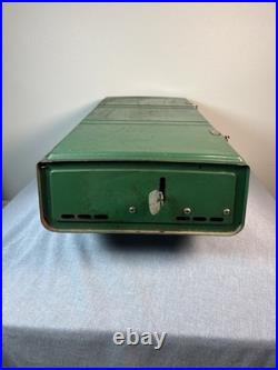 Vintage Coleman 426D 3 Burner Liquid Fuel Camp Stove Suitcase Green Made in USA