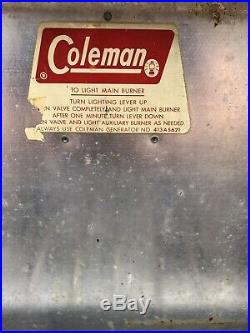Vintage Coleman 442A Aluminum Camp Stove 2 Burner 1964 Red Diamond Logo