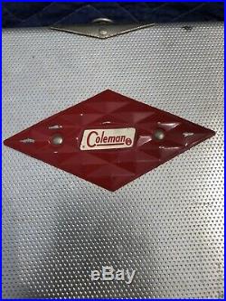 Vintage Coleman 442A Aluminum Camp Stove 2 Burner 1964 Red Diamond Logo