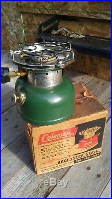 Vintage Coleman 501-700 Stove Nice With Box 12-61 Rare Collector Item Only