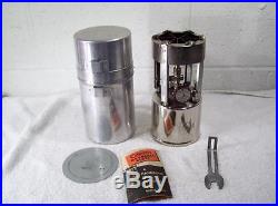 Vintage Coleman 530 GI Camp Pocket Stove A 46 with Case & Instructions BEAUTY