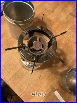 Vintage Coleman G. I. Pocket Stove Model 530 A46 USA 1946 withCase & Handle VGC