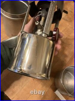 Vintage Coleman G. I. Pocket Stove Model 530 A46 USA 1946 withCase & Handle VGC