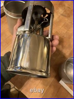 Vintage Coleman G. I. Pocket Stove Model 530 A46 USA 1946 withCase & Handle VGC