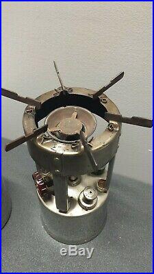 Vintage Coleman G. I. Pocket Stove model 530 A47 Camping Backpacking with Funnel #0