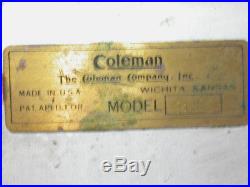 Vintage Coleman Model 345 Marine stove RARE stove