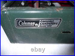 Vintage Coleman Model #425F Two Burner Camping Stove & Lantern Model #290F