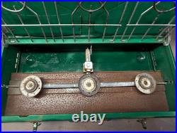 Vintage Coleman Model 426D 3-Burner Camp Stove Tested Works New Pump