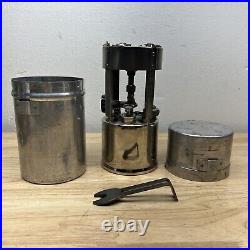 Vintage Coleman No. 530 (A46) Single Burner Camp Stove w Storage Tube