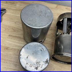 Vintage Coleman No. 530 (A46) Single Burner Camp Stove w Storage Tube