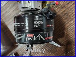 Vintage Coleman Peak 1 Model feather 400 Lightweight Stove with Aluminum Case