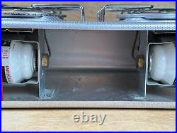 Vintage Coleman Two Burner Picnic Stove 5409 Aluminum LP Gas Works Manual & Box Vintage Coleman Two Burner Picnic Stove 5409 Aluminum LP Gas Works Manual & Box