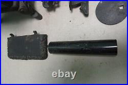 Vintage Crescent Cast Iron Cook Stove Salesman Sample Large + Accessories Pots