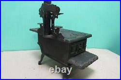 Vintage Crescent Cast Iron Cook Stove Salesman Sample Large + Accessories Pots