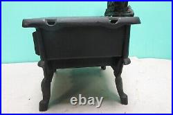 Vintage Crescent Cast Iron Cook Stove Salesman Sample Large + Accessories Pots