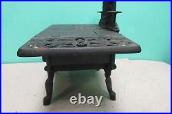 Vintage Crescent Cast Iron Cook Stove Salesman Sample Large + Accessories Pots