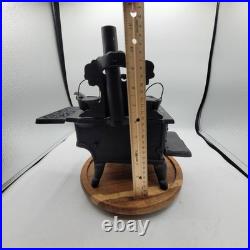 Vintage Crescent Miniature Cast Iron Stove withextra Cookware Accessories Vintage Crescent Miniature Cast Iron Stove withextra Cookware Accessories