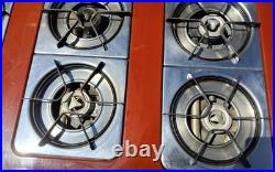 Vintage Crown Double Oven Gas Range 6 Burner+ Griddle Retro 1960s-1970's