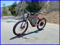 Vintage Electric Roadster Electric Bike / Race Mode Up To 36MPH / 75 Mile Range