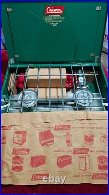 Vintage FEB 1973 Coleman 425E499 2 Burner Stove Never Fired New Old Stock No Box